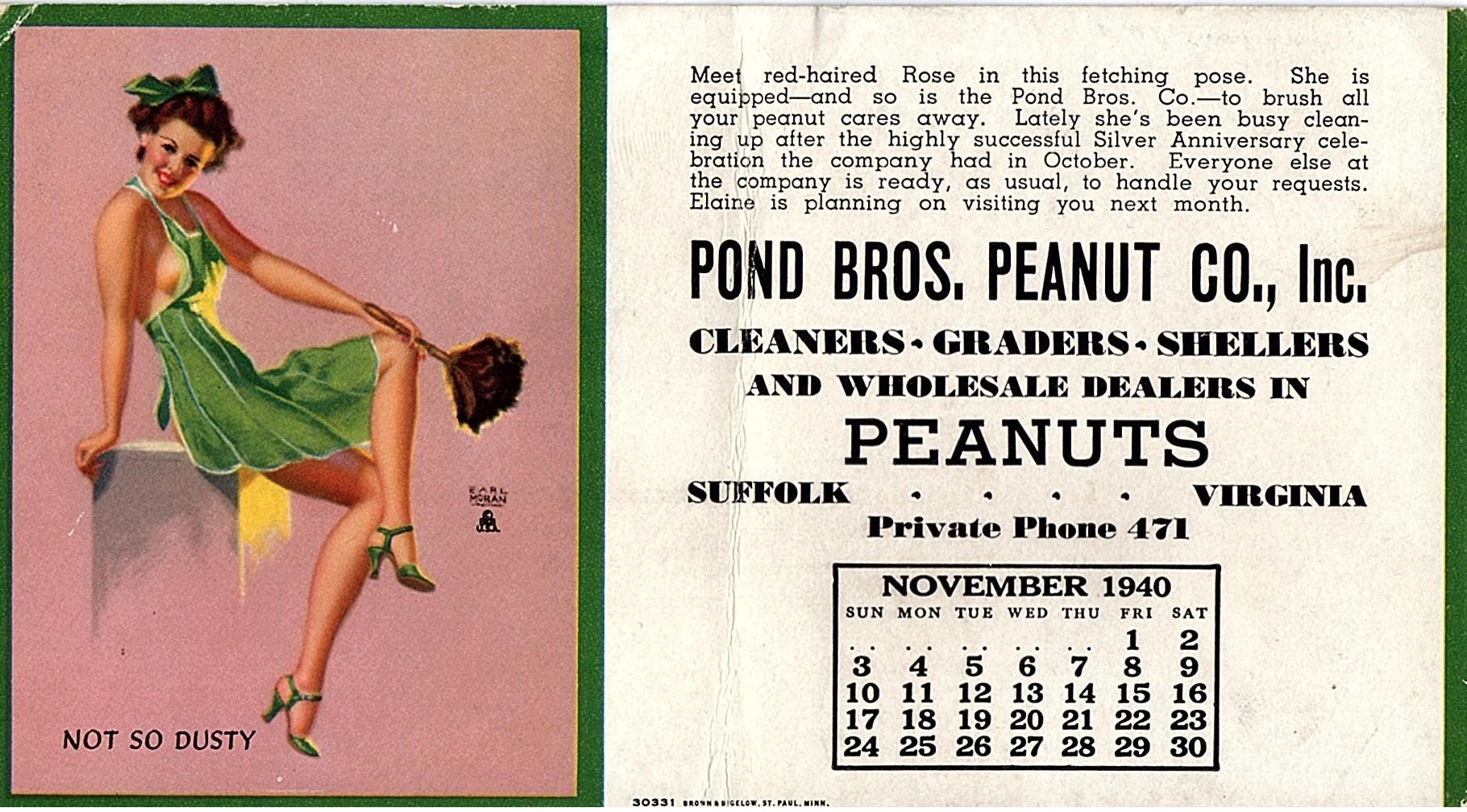 Pond Brothers Peanut Company, Nov. 1940